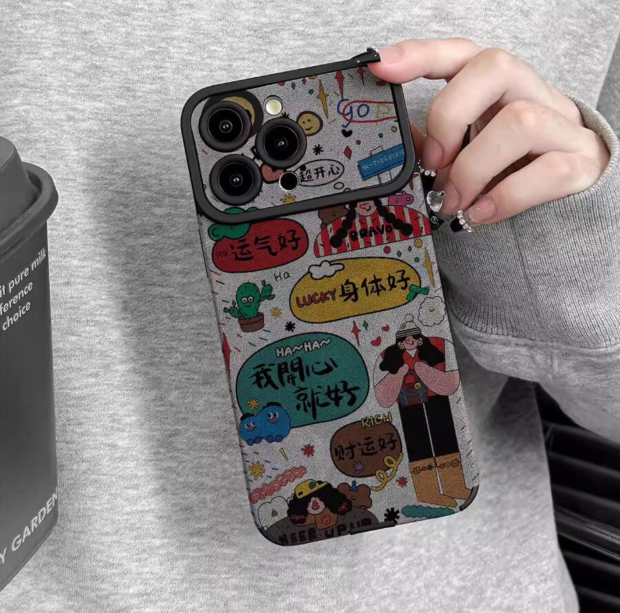 sheepskin-happy-girl-patchwork-painting-iphone-case-creative_3