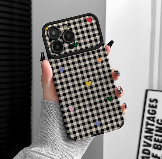 sheepskin-heart-square-grid-painting-iphone-case-creative_5