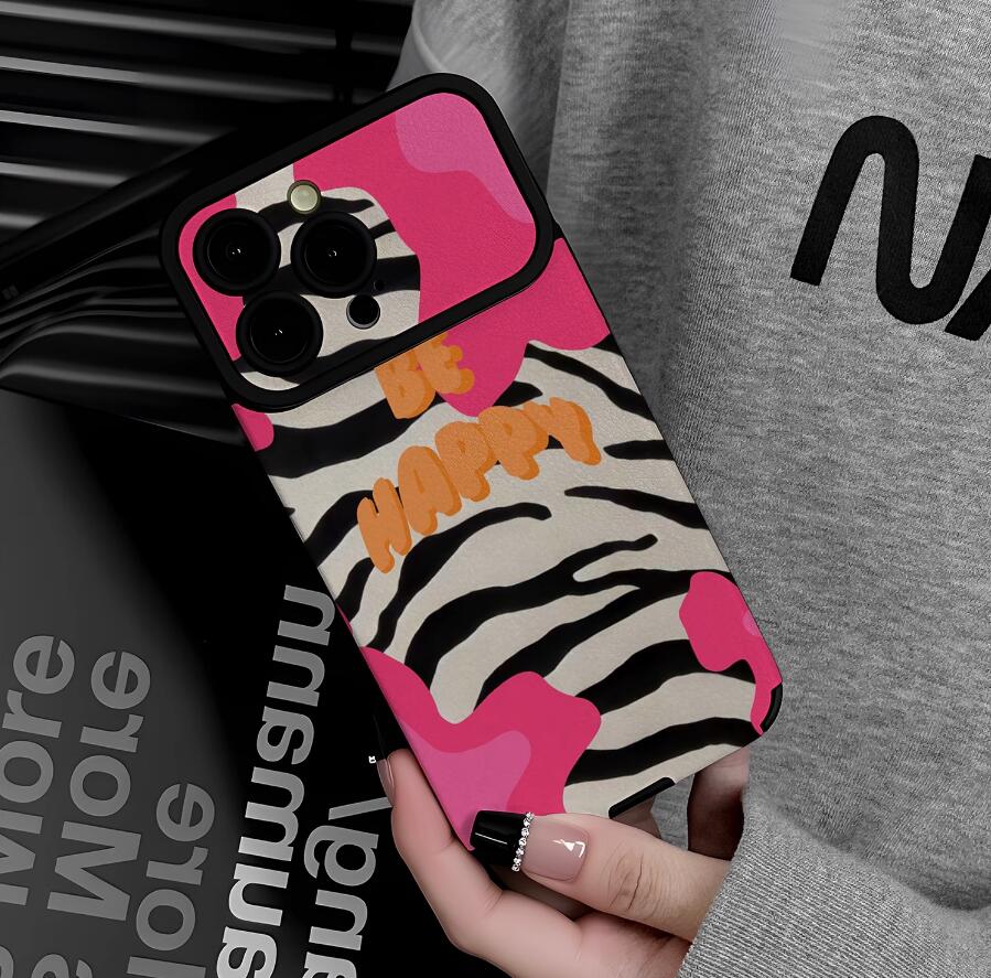 sheepskin-hot-pink-zebra-patchwork-painting-iphone-case-trendy_3
