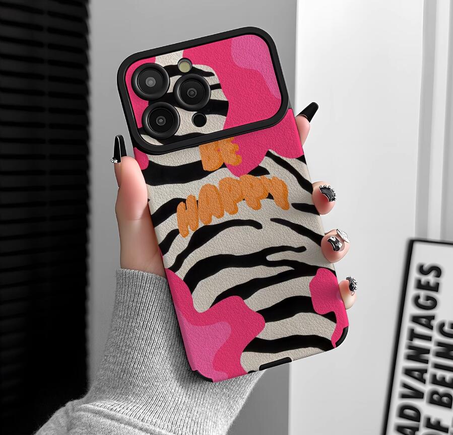 sheepskin-hot-pink-zebra-patchwork-painting-iphone-case-trendy_5
