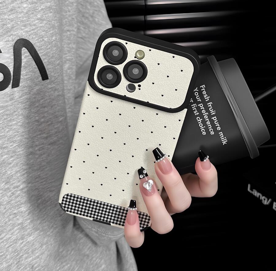 sheepskin-point-white-patchwork-grid-painting-iphone-case-creative_2