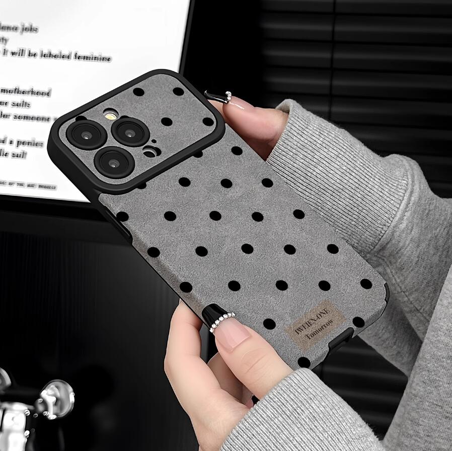 sheepskin-polka-gray-painting-iphone-case-creative_2