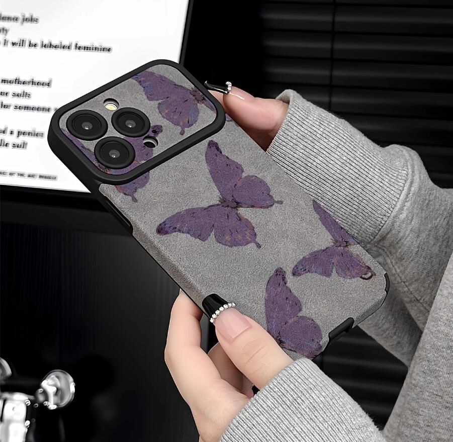 sheepskin-purple-butterfly-painting-iphone-case-creative_2