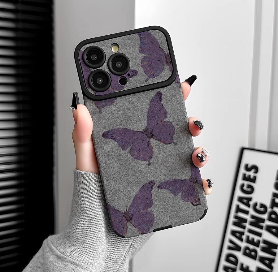sheepskin-purple-butterfly-painting-iphone-case-creative_5