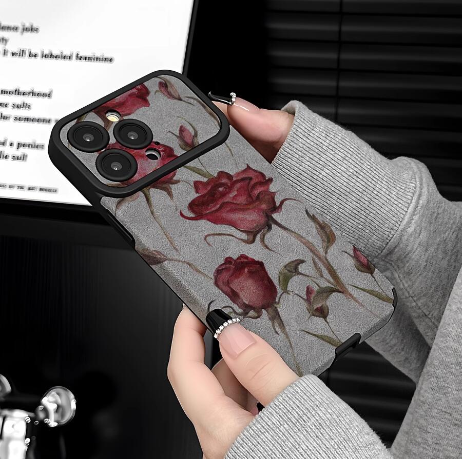 sheepskin-seductive-rose-painting-iphone-case-creative_2