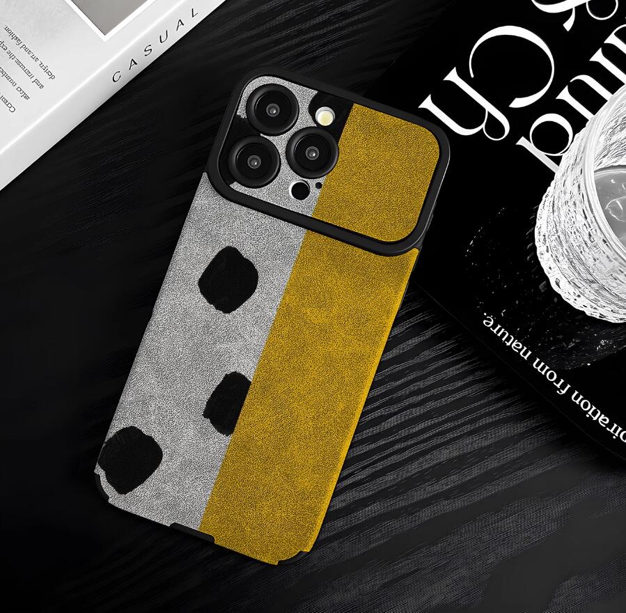 sheepskin-yellow-spots-gray-patchwork-painting-iphone-case-creative_6