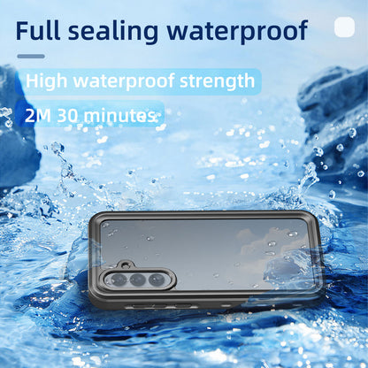 Burst Slim Swimming Waterproof Samsung Galaxy A35 Case Clear