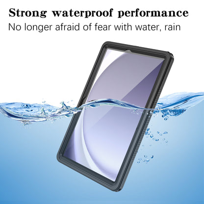 Visible Grace Waterproof Samsung Galaxy Tab A9+ Case Transparent