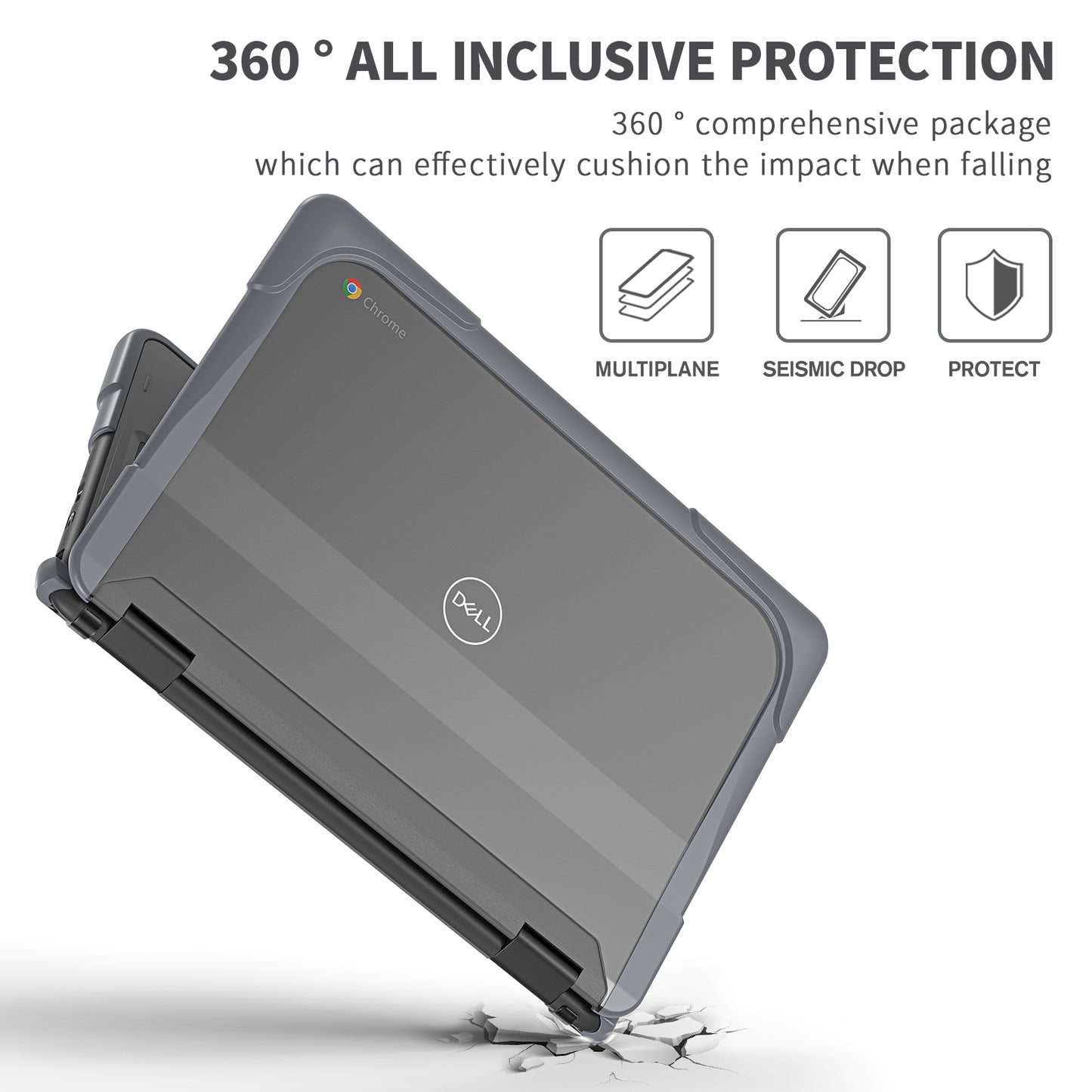 Tone PC Mini Kickstand Dell Chromebook 11.6 Case