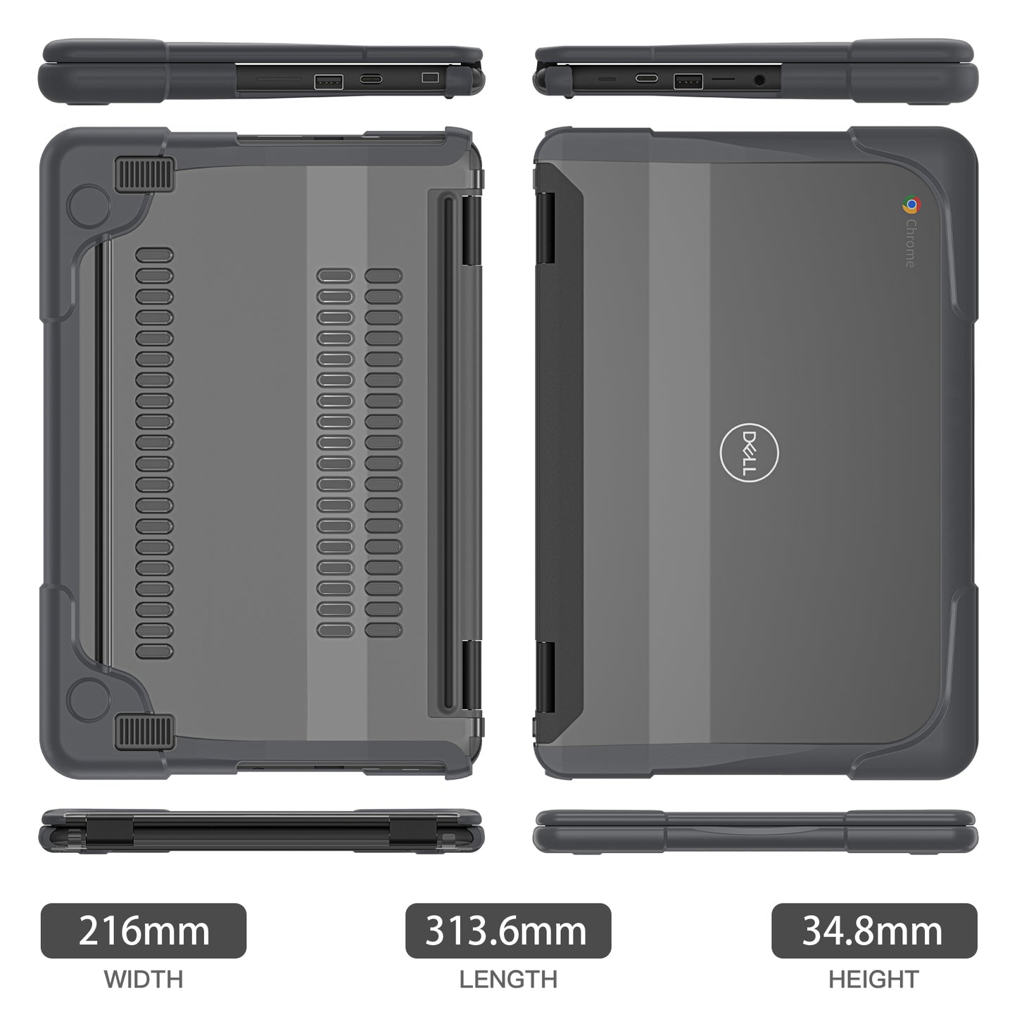 Tone PC Mini Kickstand Dell Chromebook 11.6 Case