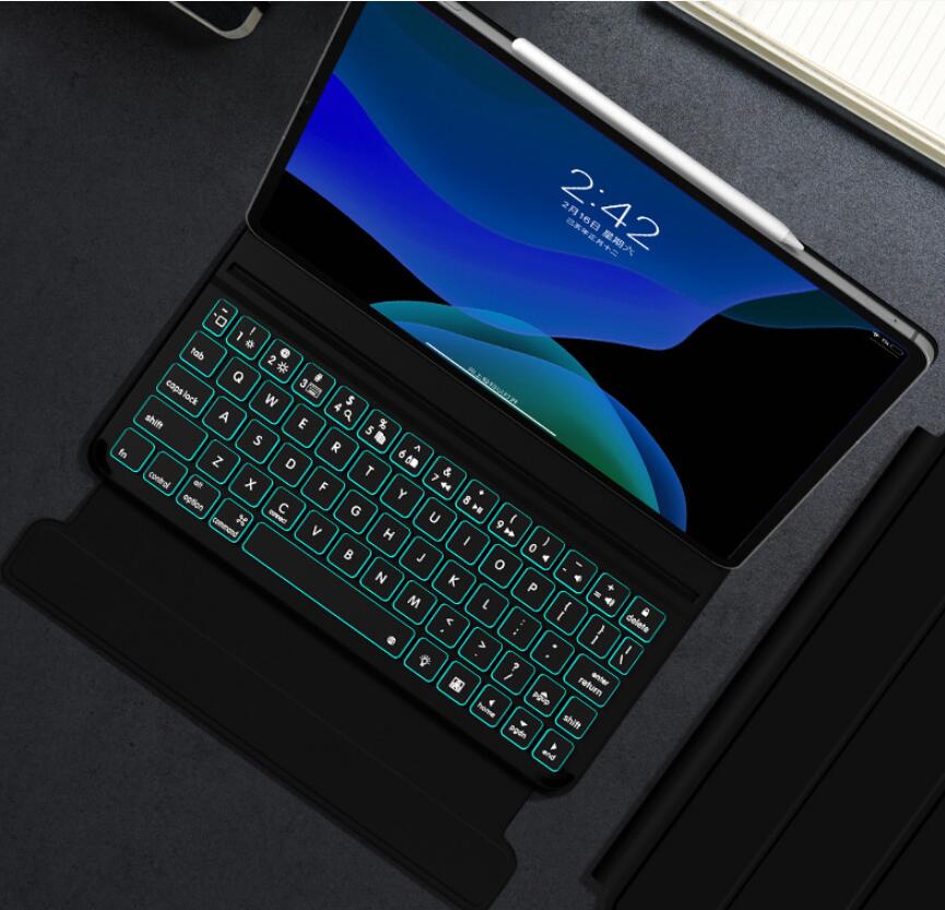 Double-sided Clamp Backlit Keyboard Apple iPad Pro 11 (2018) Case