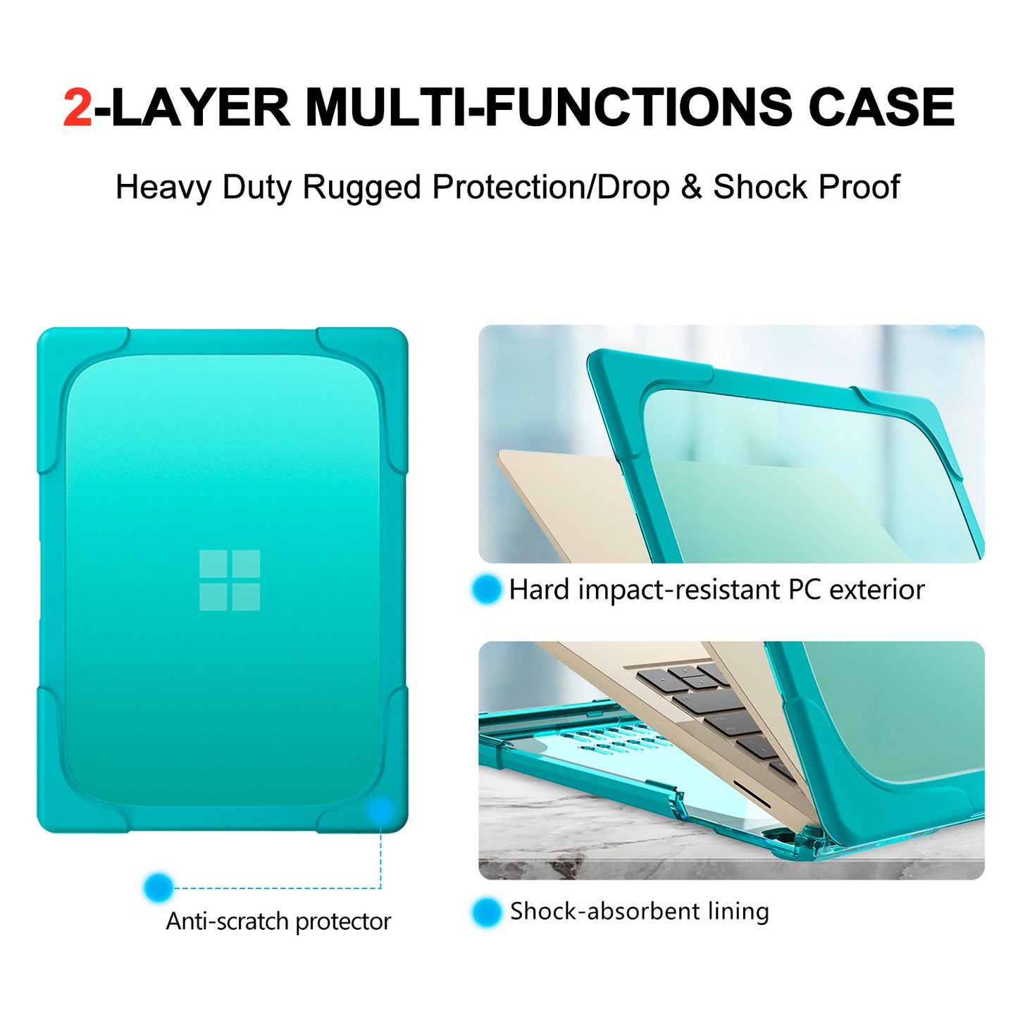 Tone PC Mini Kickstand Surface Laptop 5 Case