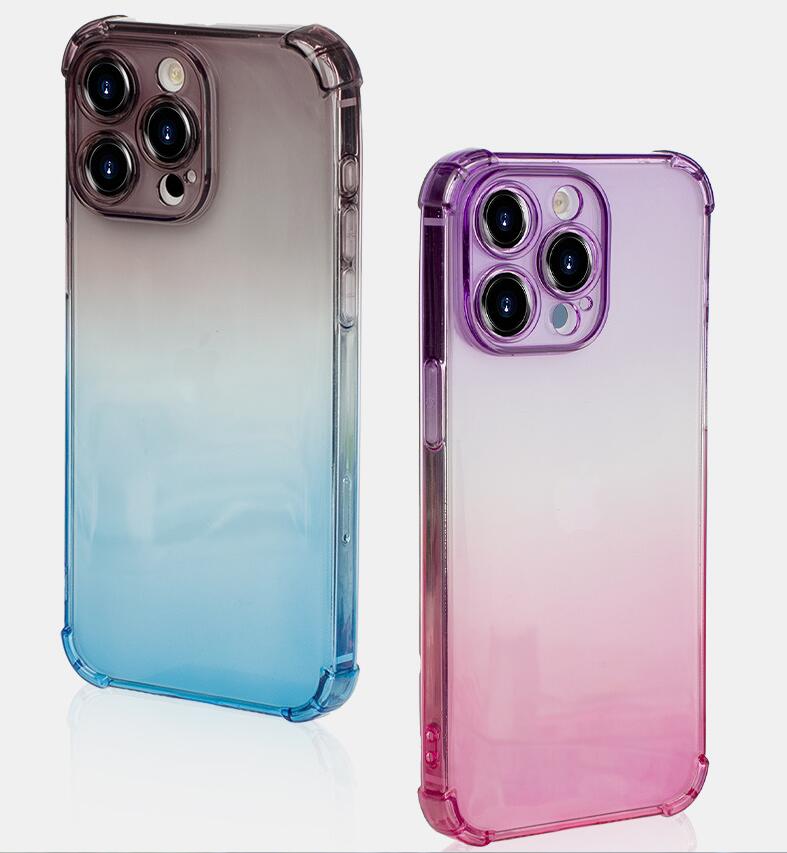 Gradient Airbag iPhone 12 Case TPU Soft