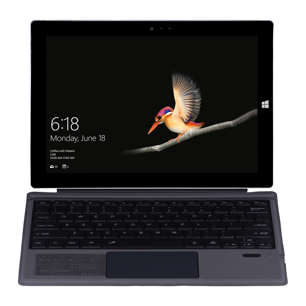 Detachable Backlit Touchpad Keyboard Microsoft Surface Pro 7 Smart