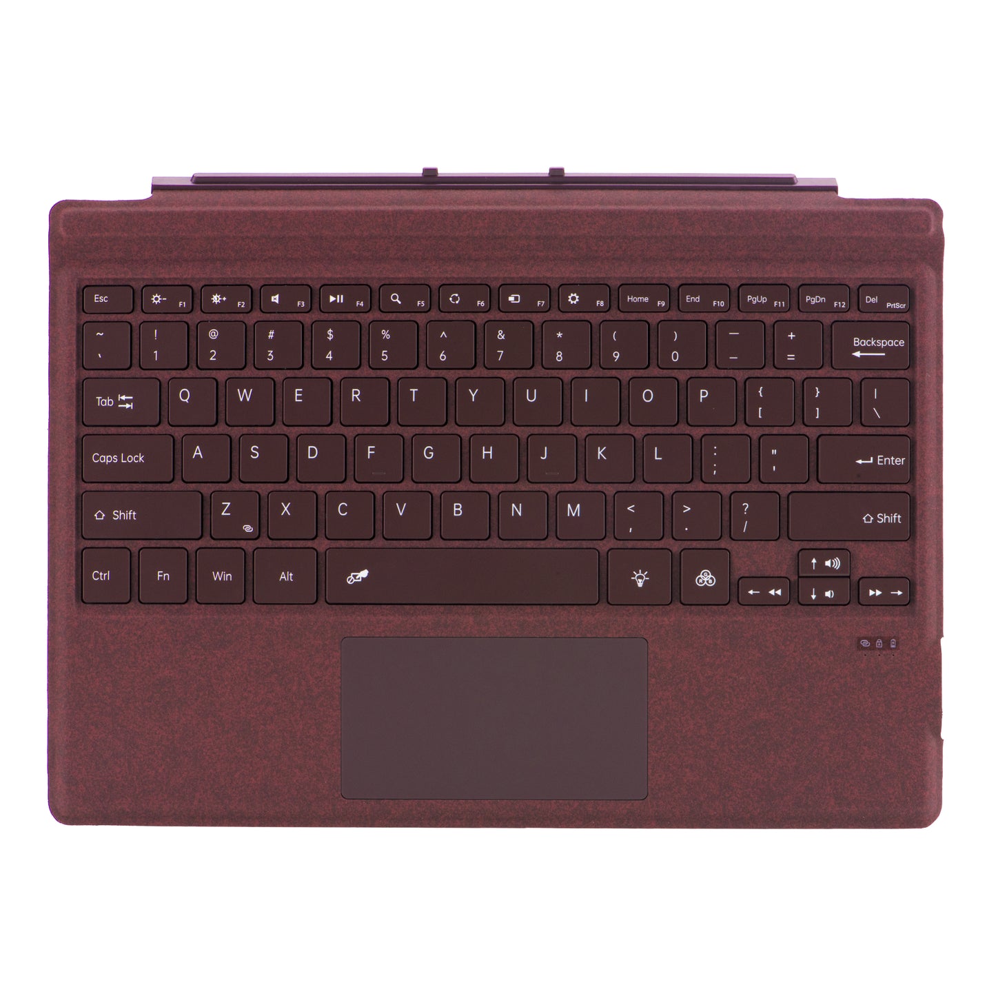 Backlit Touchpad Keyboard Microsoft Surface Pro 7 Retro Leather