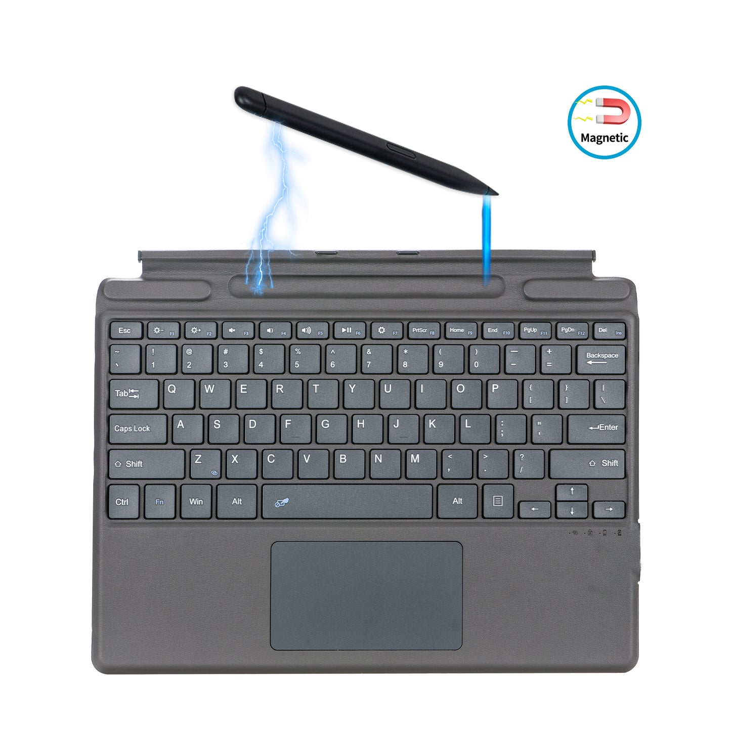 Smart Touchpad Keyboard Microsoft Surface Pro X (2020) with Pencil Holder