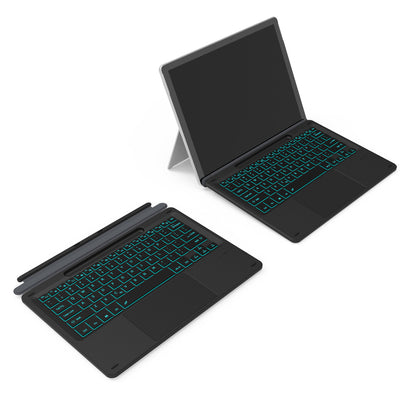 Backlit Touchpad Keyboard Microsoft Surface Pro 10 with Pencil Holder