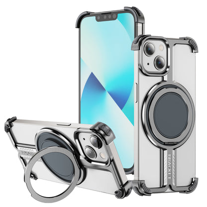 Titanium Alloy Bone iPhone 13 Case Magnetic Stand