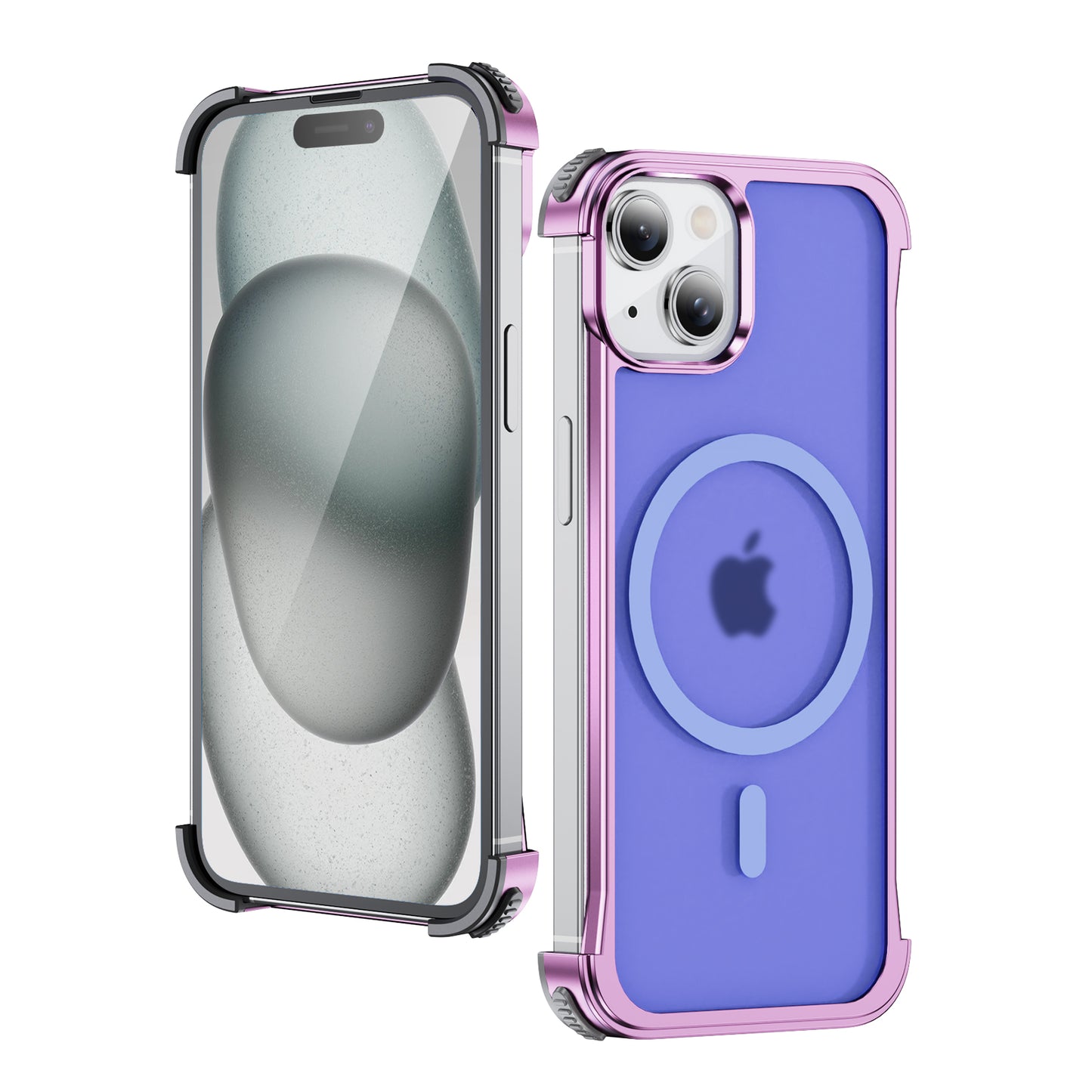 Titanium Alloy Armor iPhone 15 Case Magsafe