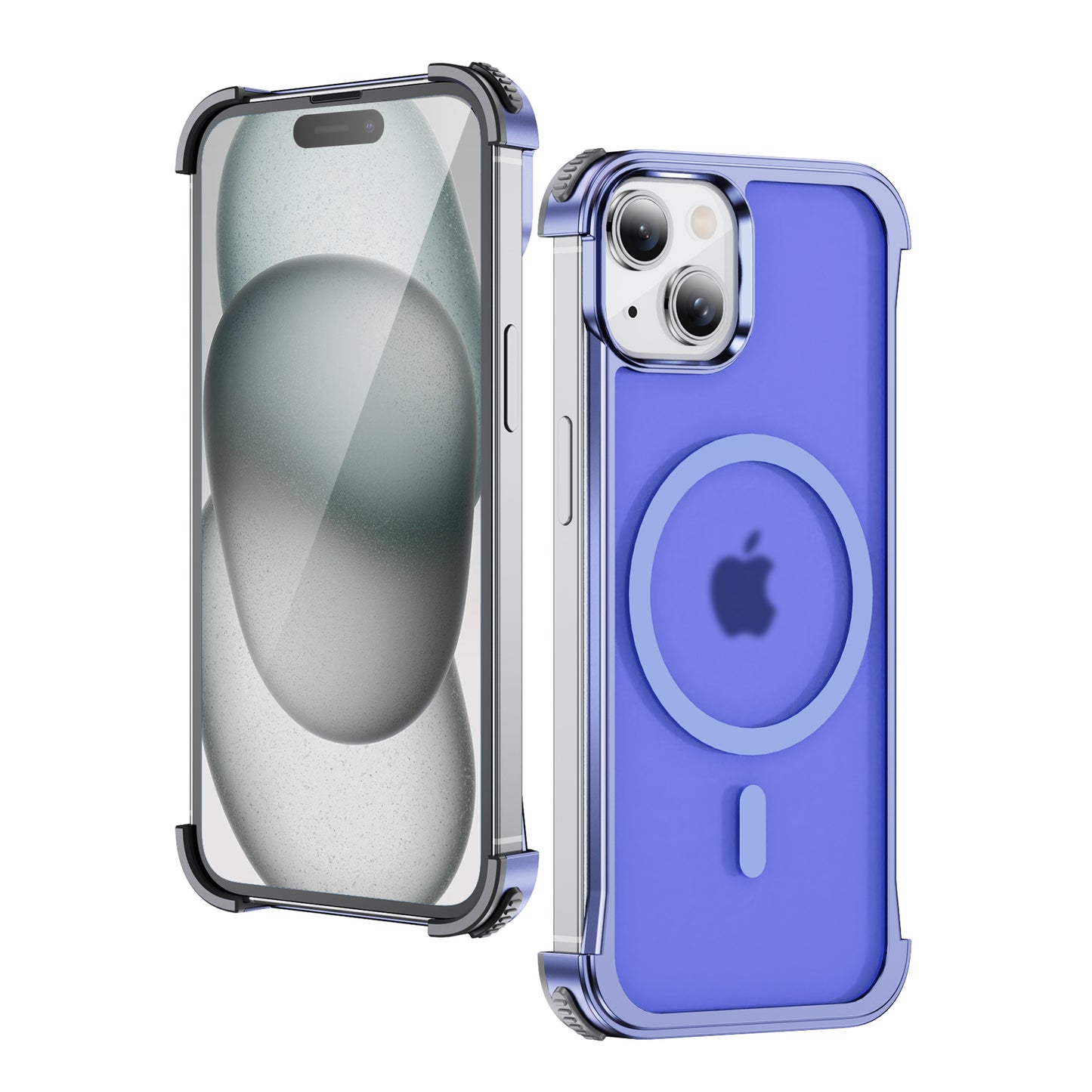 Titanium Alloy Armor iPhone 15 Case Magsafe