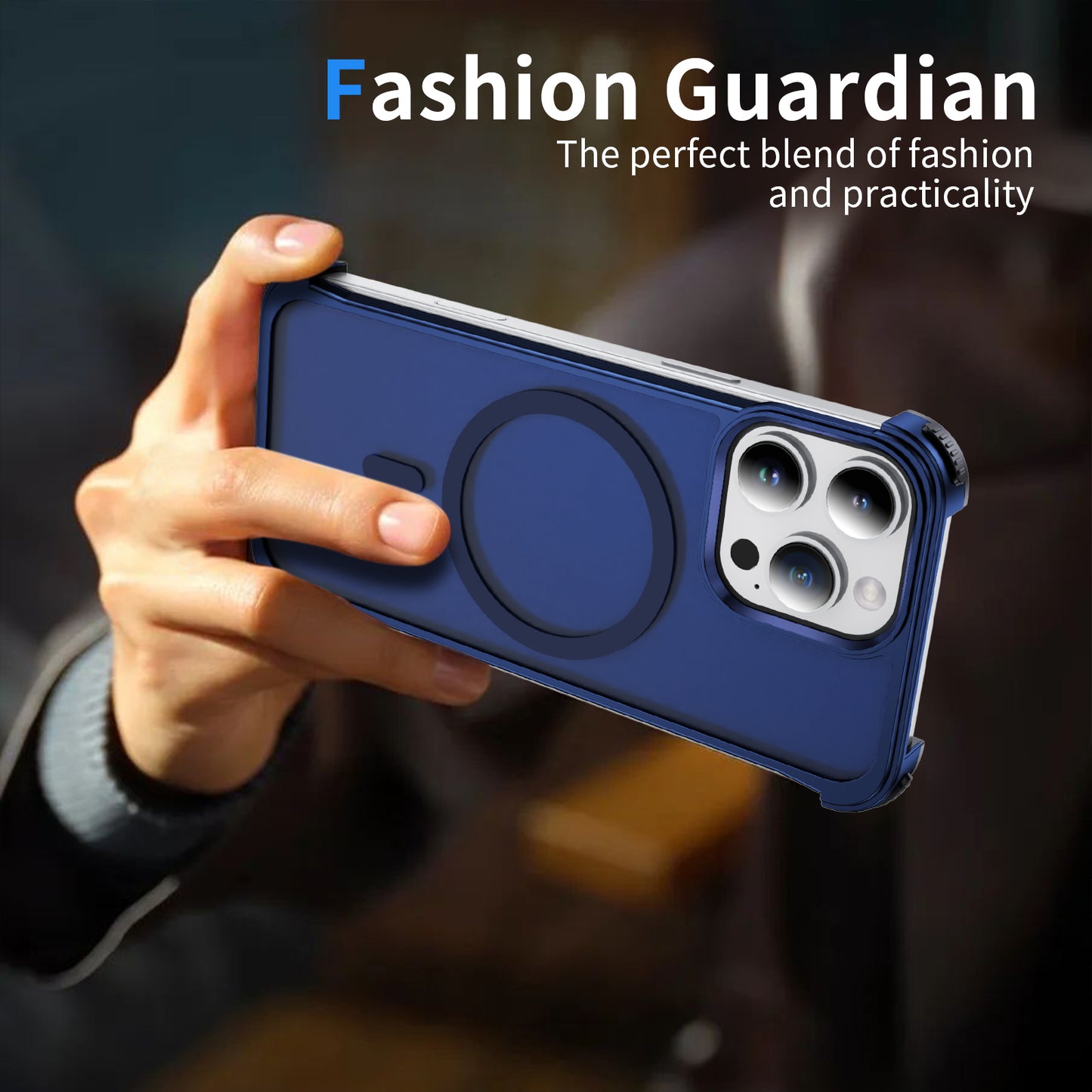 Titanium Alloy Armor iPhone 16 Pro Case Magsafe