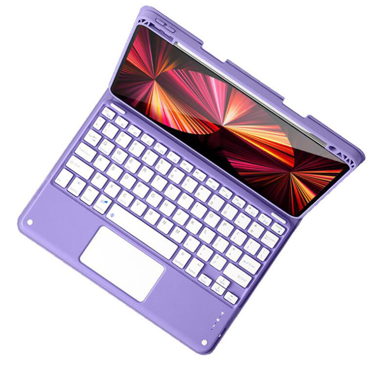 Candy Touchpad Keyboard Apple iPad Air 4 Case Leather Folio