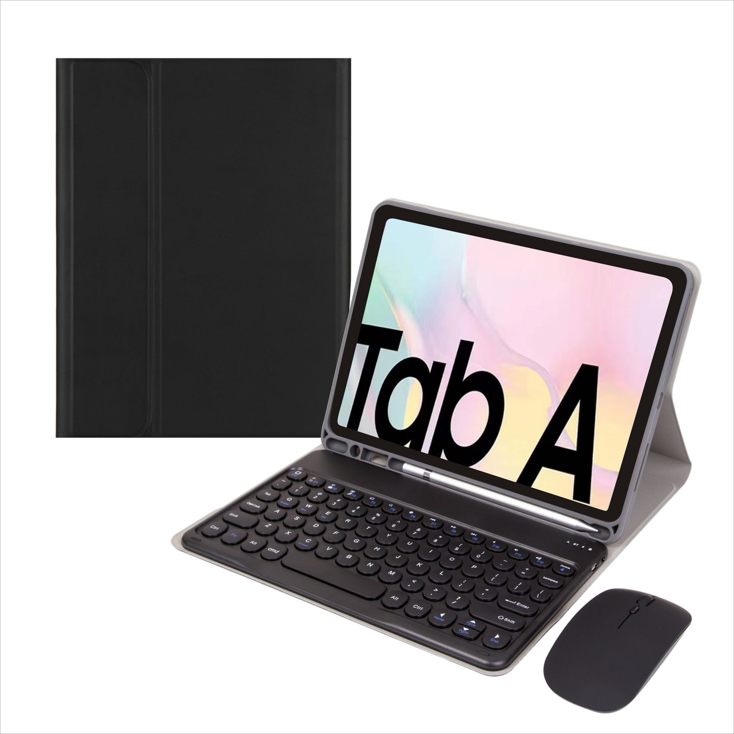 Fashion Leather Keyboard Samsung Galaxy Tab A7 Case Book Stand