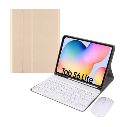 Fashion Leather Keyboard Samsung Galaxy Tab S6 Lite Case Book Stand