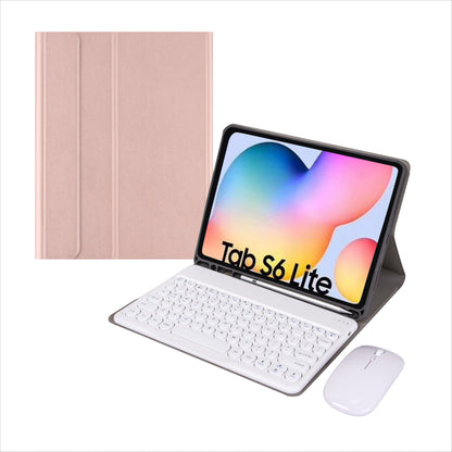 Fashion Leather Keyboard Samsung Galaxy Tab S6 Lite Case Book Stand