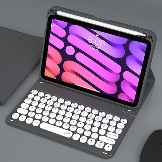 Fashion Leather Keyboard Apple iPad Mini 6 Case Book Stand