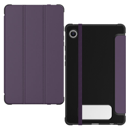 Dormancy Carbon Fiber Leather Stand Galaxy Tab A9 Case