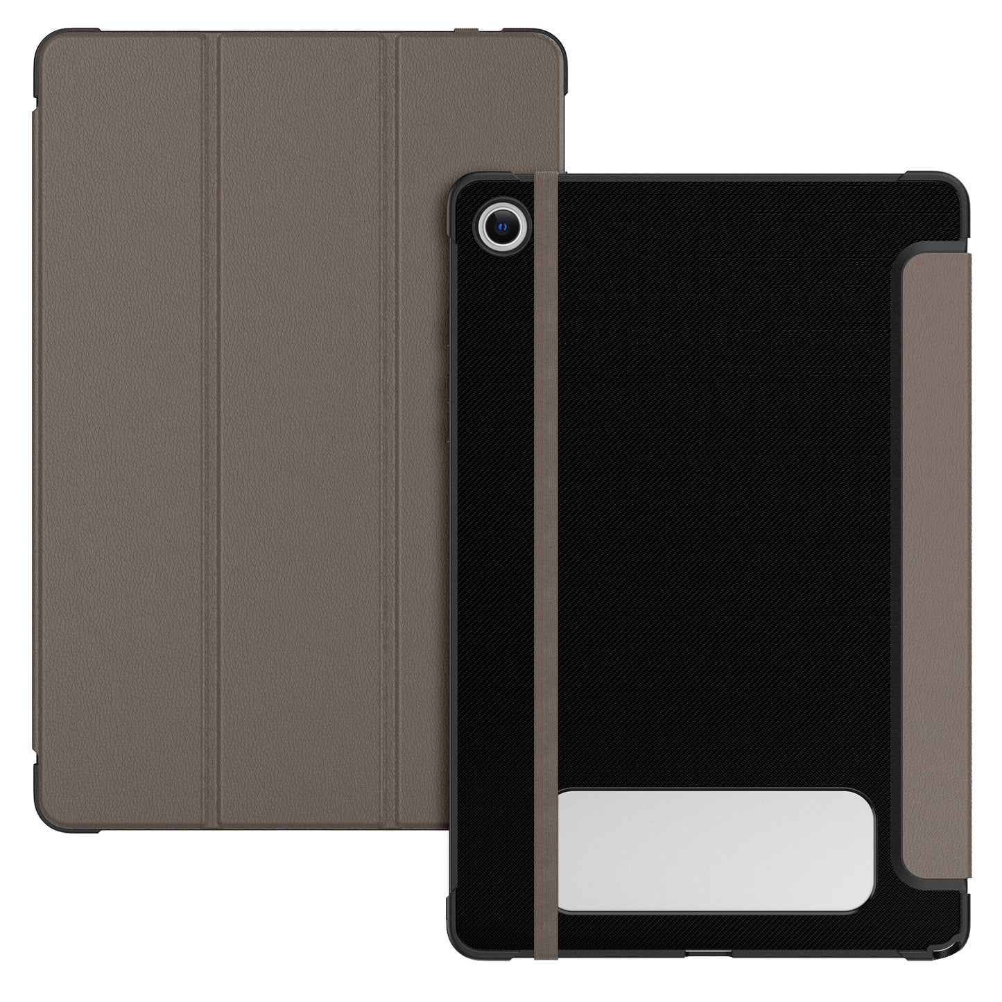 Dormancy Carbon Fiber Leather Galaxy Tab A9+ Case Folio