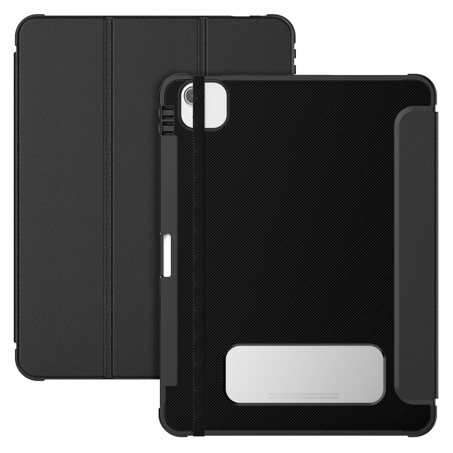 Dormancy Carbon Fiber Leather Apple iPad Air 11 (2024) Case Folio