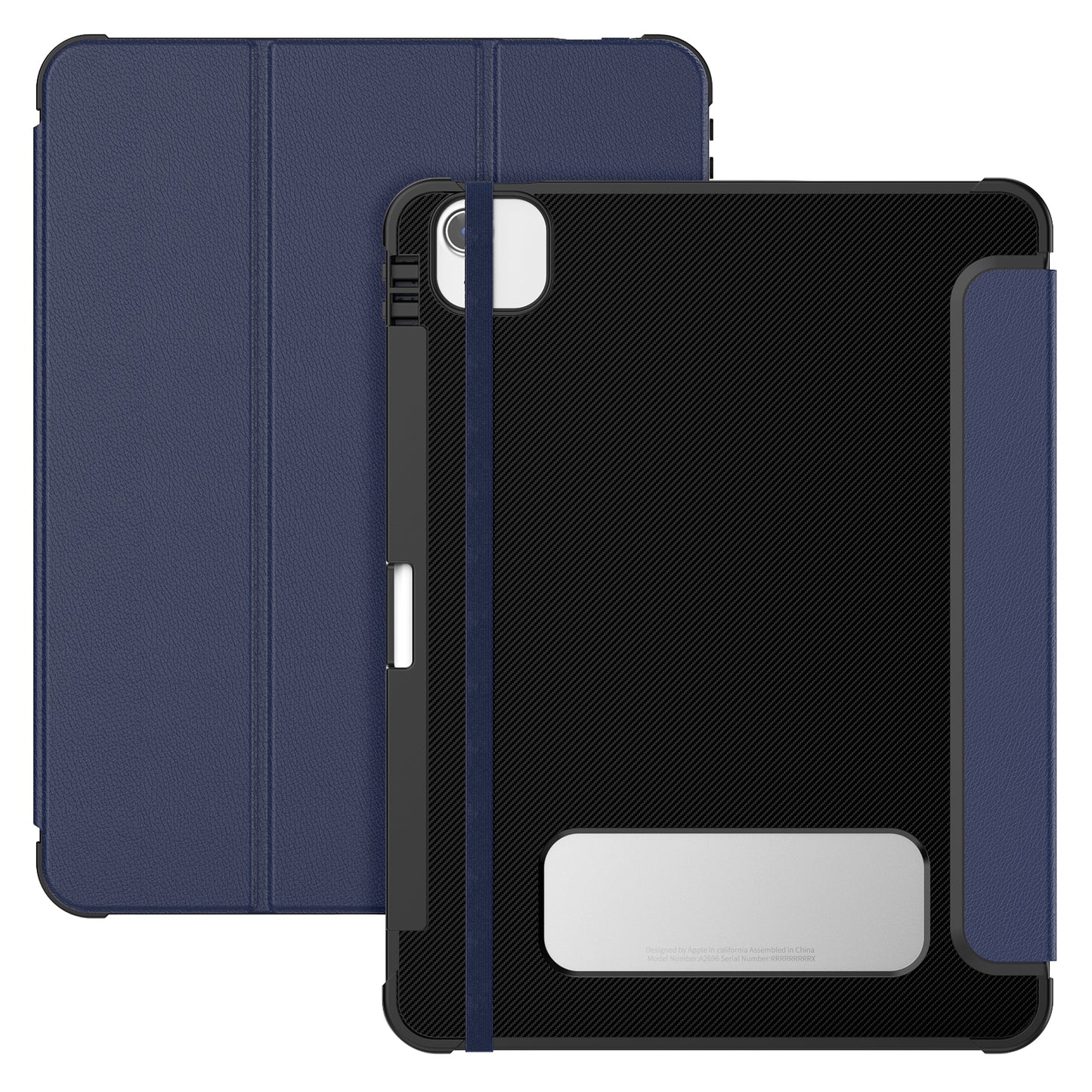 Dormancy Carbon Fiber Leather Apple iPad Pro 13 (2024) Case Folio