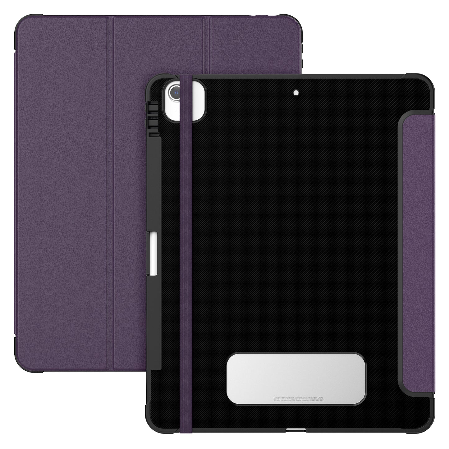 Dormancy Carbon Fiber Leather Stand iPad Pro 12.9 2020 Case