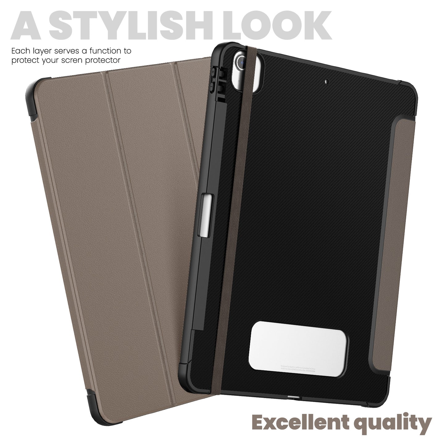 Dormancy Carbon Fiber Leather Apple iPad Pro 12.9 (2018) Case Folio