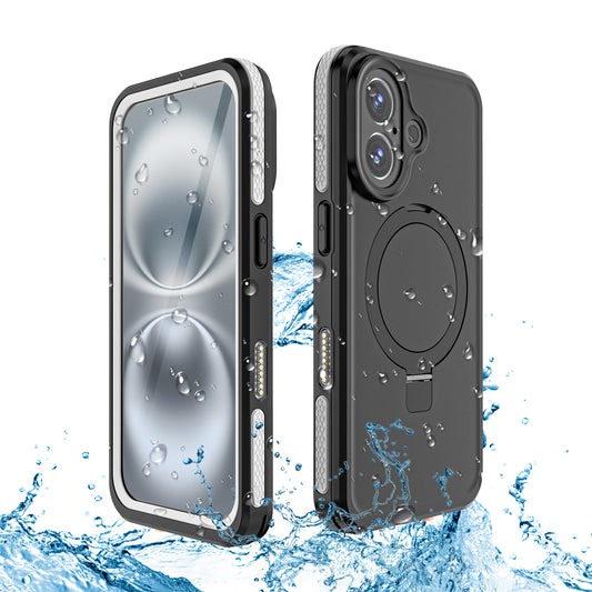 Magnetic Kickstand IP68 Waterproof iPhone 16 Case