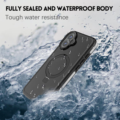 Magnetic Kickstand IP68 Waterproof iPhone 16 Plus Case