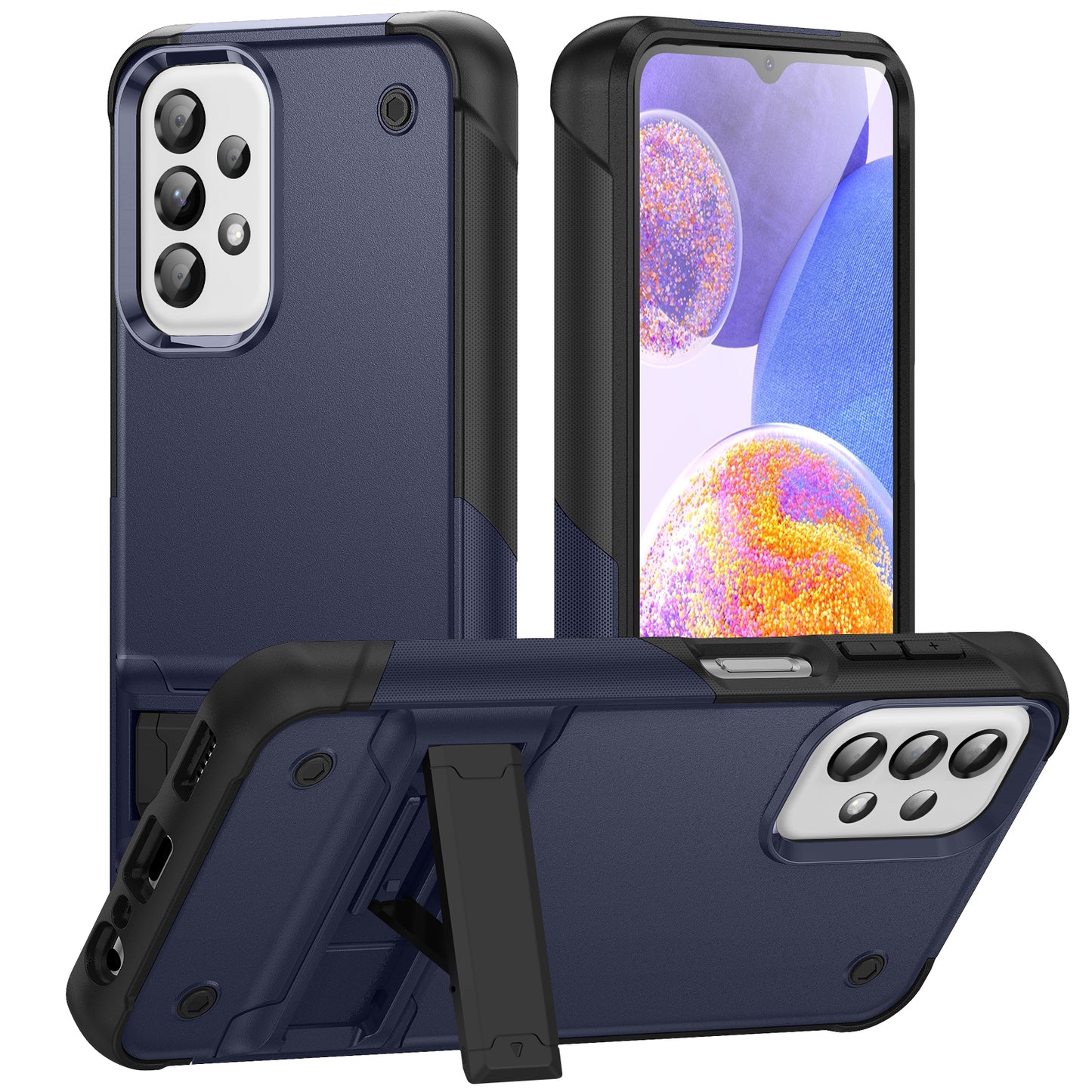 Bentayga Galaxy A23 Case Kickstand TPU PC Rugged