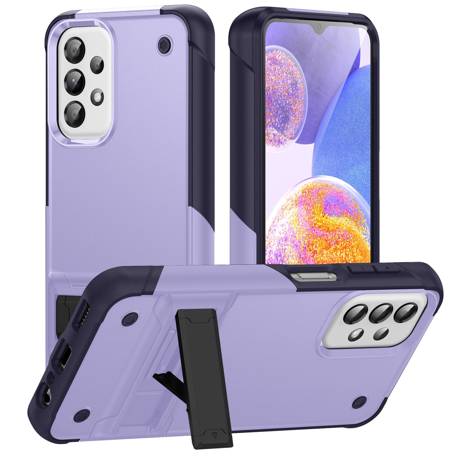 Bentayga Galaxy A23 Case Kickstand TPU PC Rugged