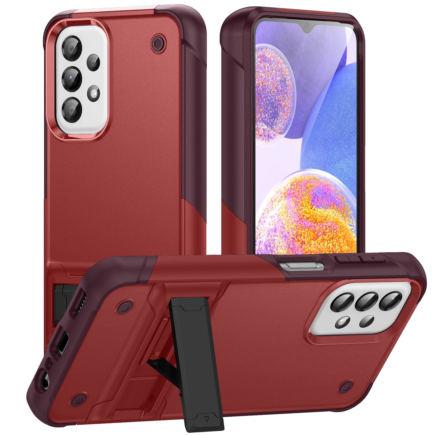 Bentayga Galaxy A23 Case Kickstand TPU PC Rugged