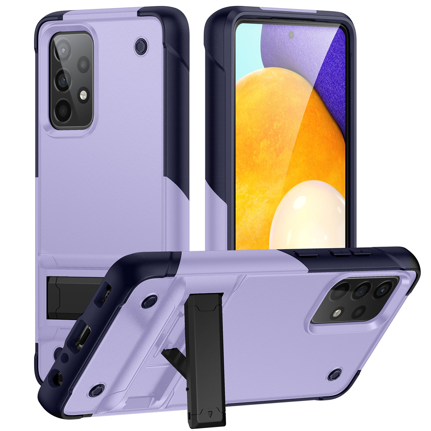 Bentayga Galaxy A52s Case Kickstand TPU PC Rugged