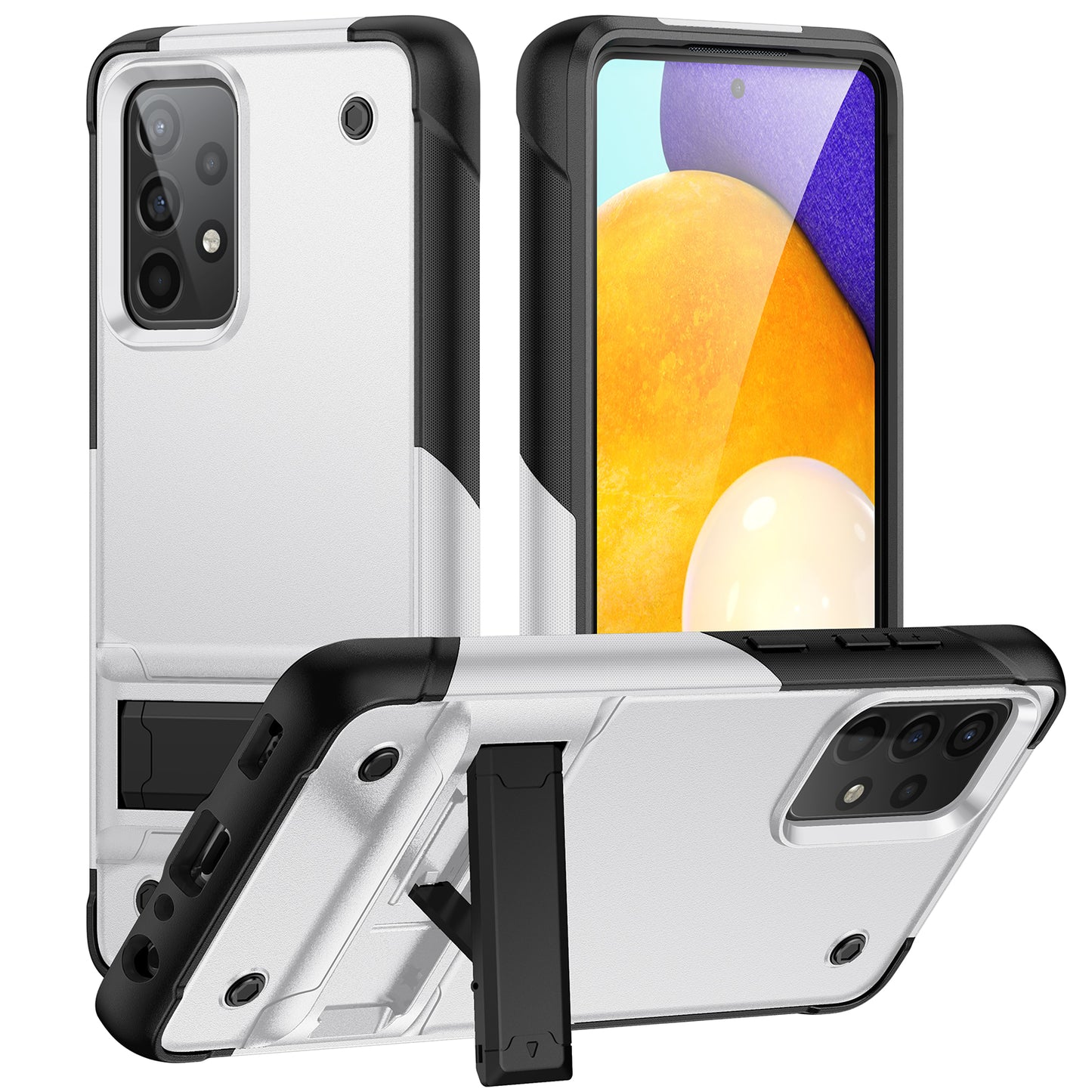 Bentayga Galaxy A52s Case Kickstand TPU PC Rugged