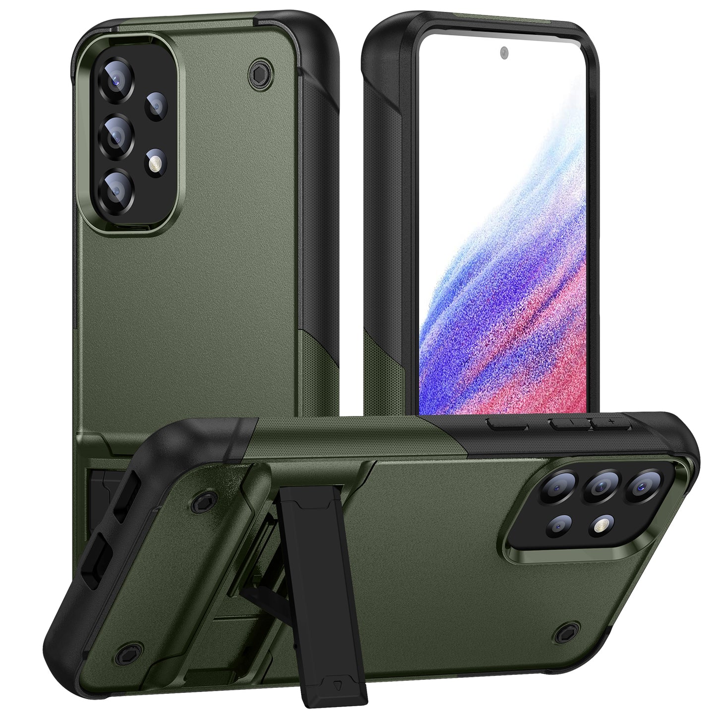 Bentayga Galaxy A33 Case Kickstand TPU PC Rugged