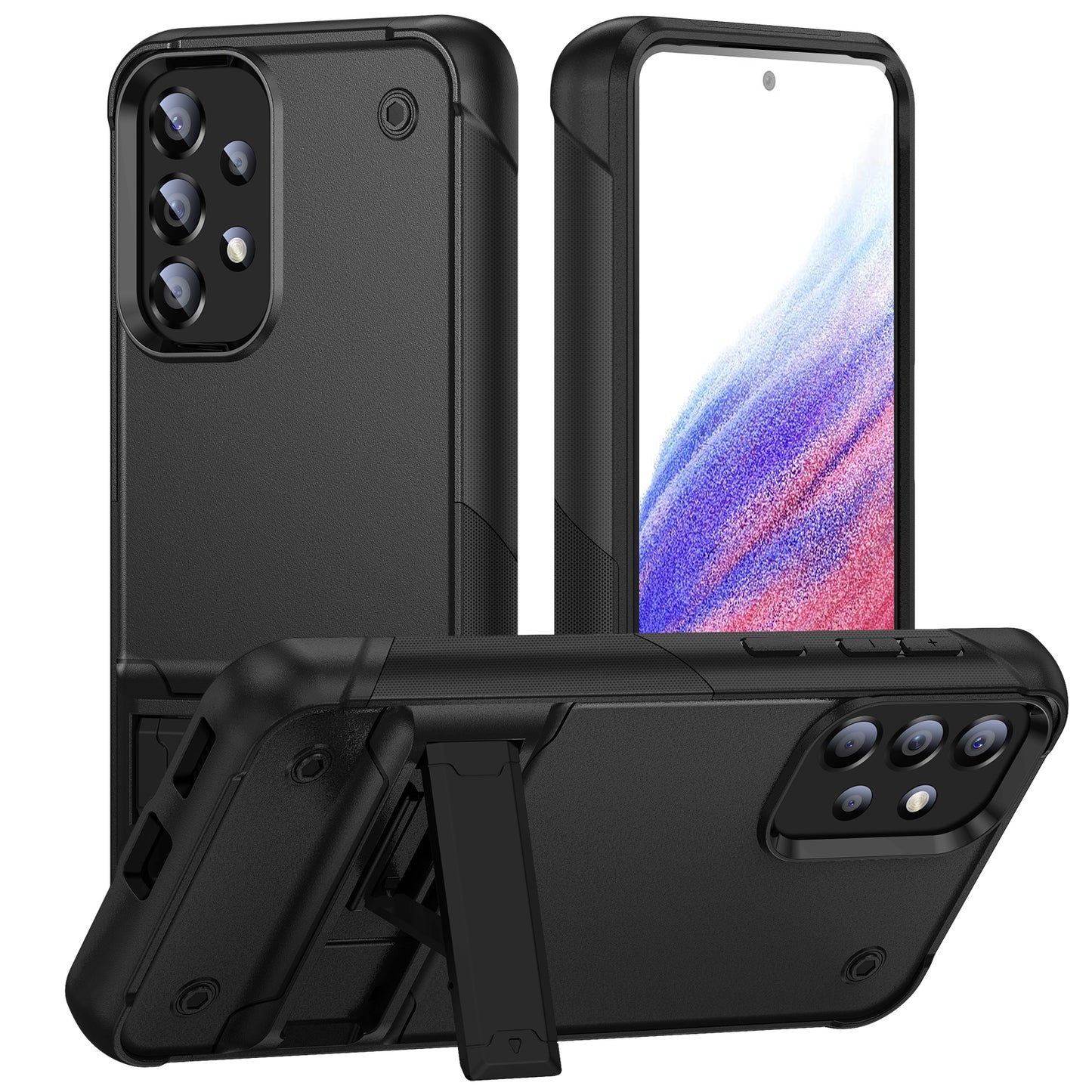 Bentayga Galaxy A33 Case Kickstand TPU PC Rugged