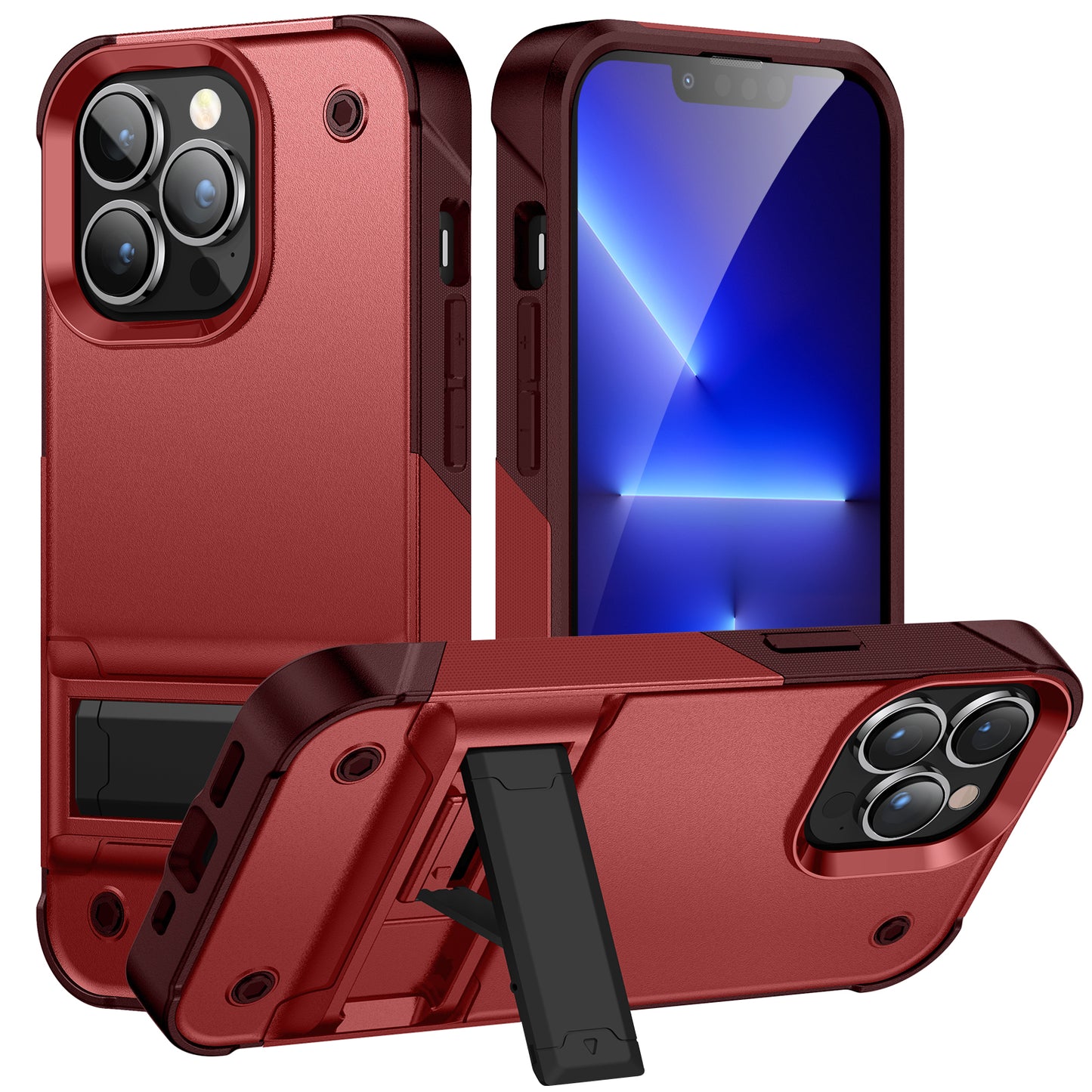 Bentayga iPhone 12 Pro Max Case Kickstand TPU PC Rugged