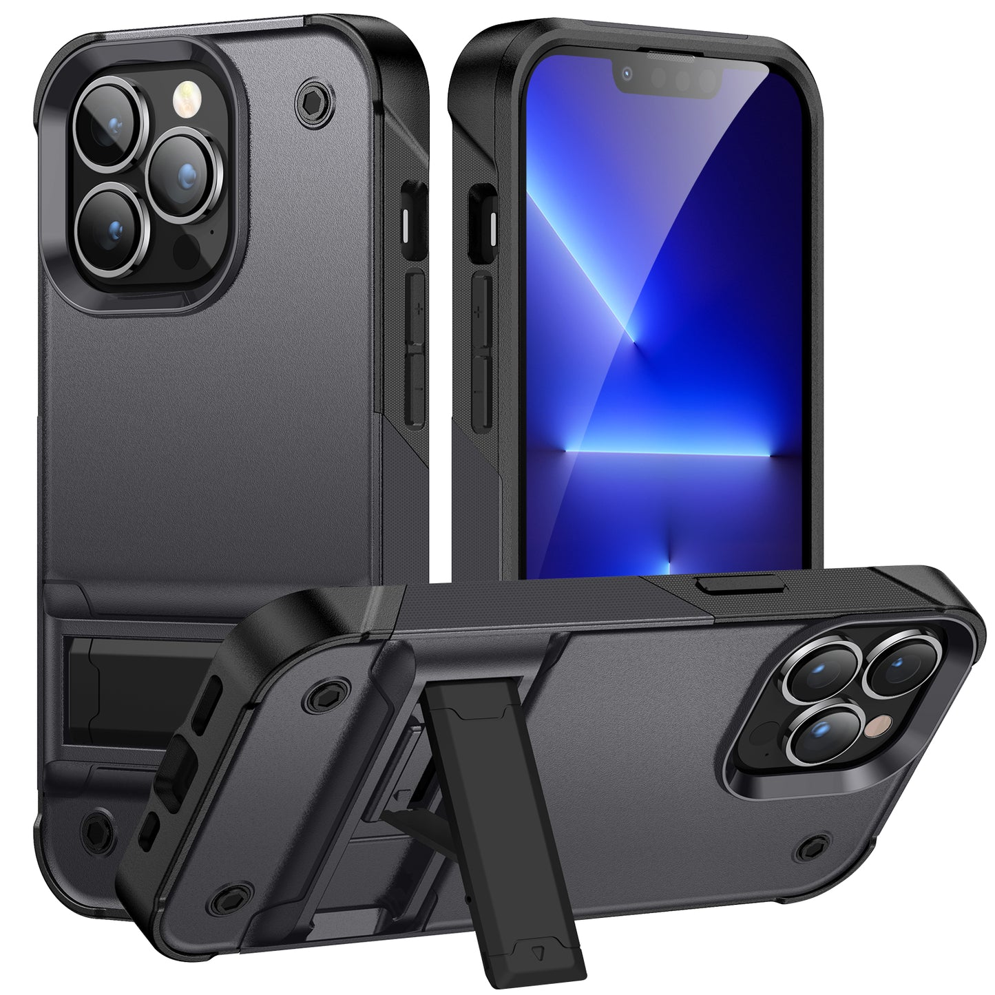 Bentayga iPhone 12 Pro Max Case Kickstand TPU PC Rugged