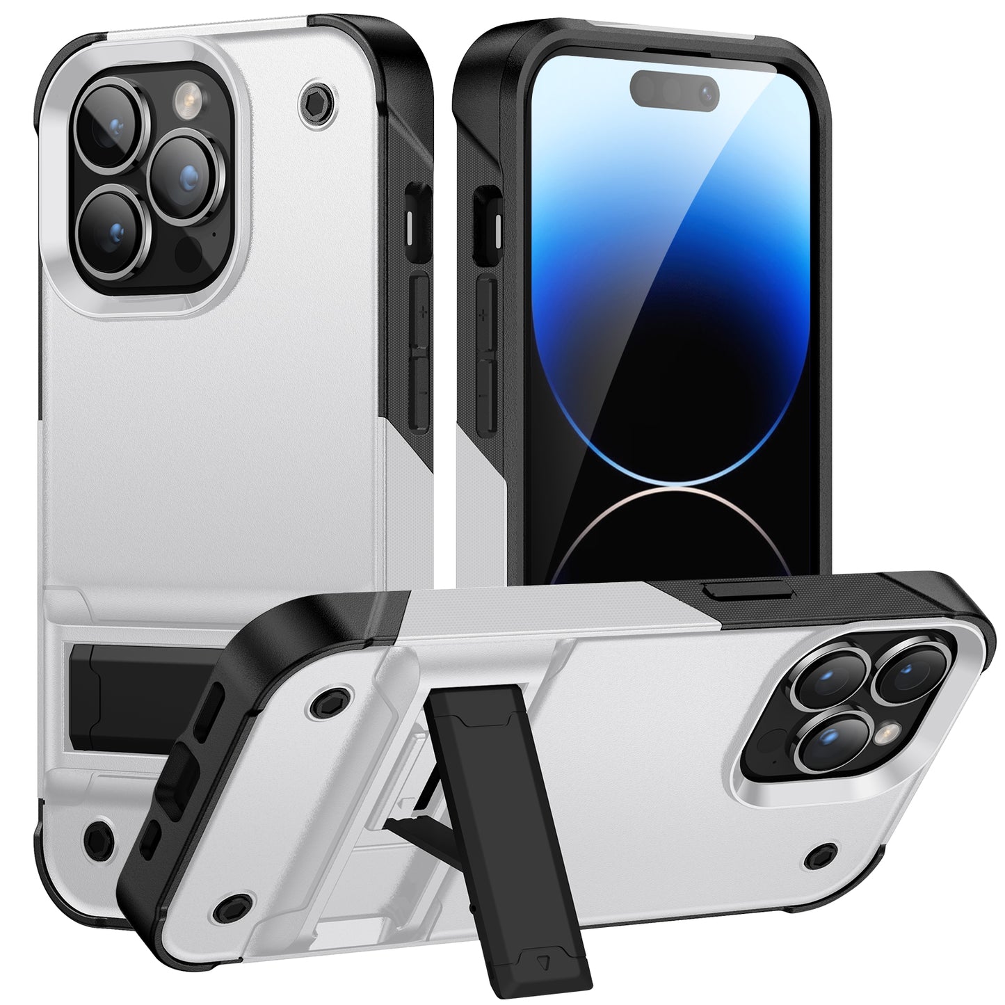 Bentayga iPhone 14 Pro Max Case Kickstand TPU PC Rugged