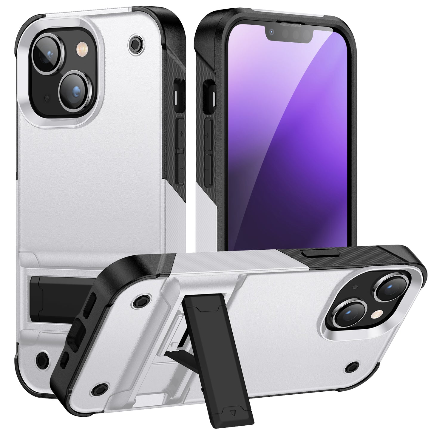 Bentayga iPhone 15 Plus Case Kickstand TPU PC Rugged