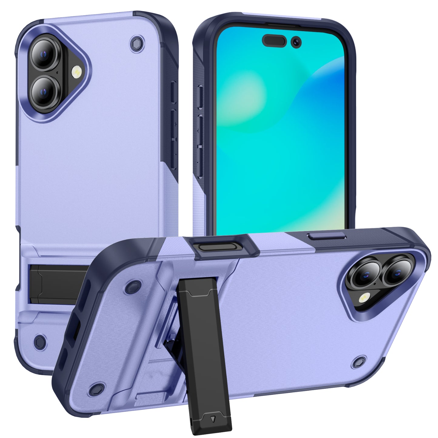 Bentayga iPhone 16 Case Kickstand TPU PC Rugged